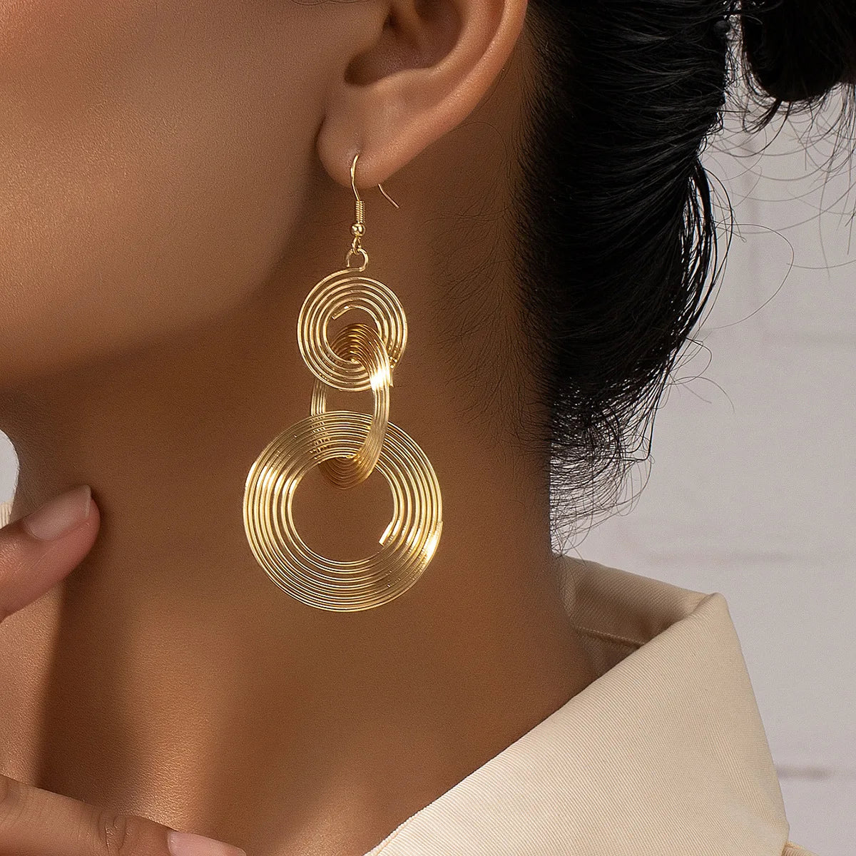 Boucle d'oreille Zinc inoxydable
