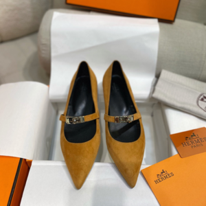 키아라 펌프스 브라운 스웨이드