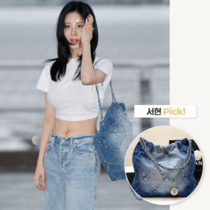22백 숄더백 데님
