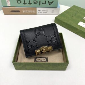 GG 엠보스 카드 케이스 지갑(블랙,화이트)