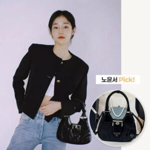 문 패딩 나파 가죽 백(블랙,브라운)