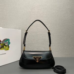 페이던트 가죽 숄더백(블랙,브라운,화이트)