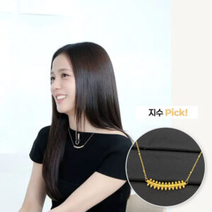 클래쉬드 스몰 네크리스 목걸이(실버,골드,로즈골드)